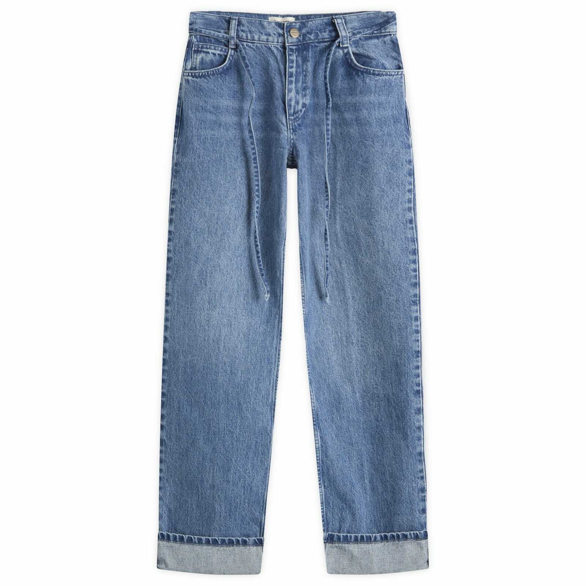 デニム・ジーパン Damson Madder Iza Denim Culotte iza cullote - texas wash – Damson Madder