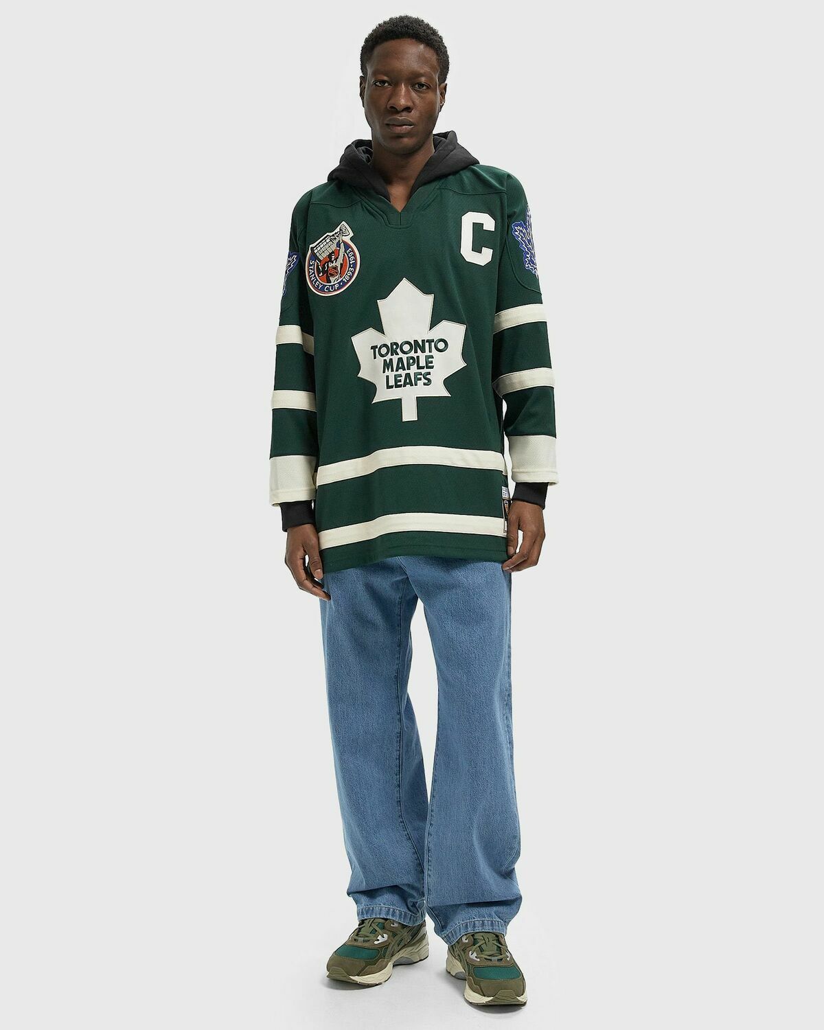 Mitchell & Ness X JUST DON NHL JERSEY HOODIE TORONTO MAPLE LEAFS Green Men