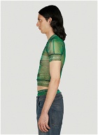 Ottolinger - x Brook Hsu Mesh Polo Top in Green