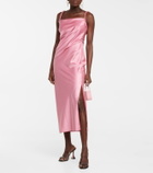Nanushka Irma satin midi dress