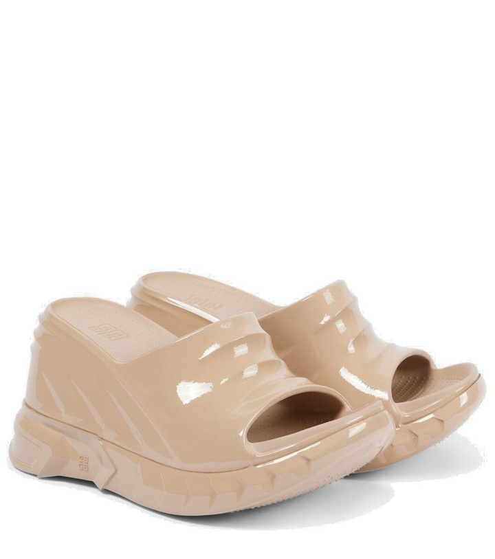 Photo: Givenchy Marshmallow wedge slides