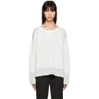 3.1 Phillip Lim Off-White Textured Silk Sweater