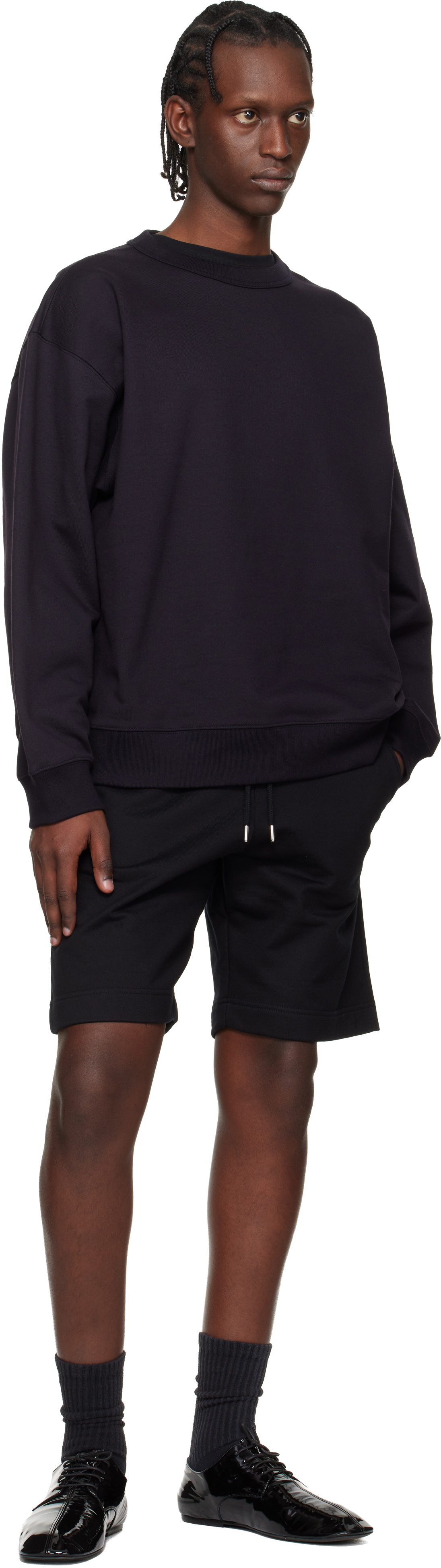Dries Van Noten Navy Oversized Sweatshirt