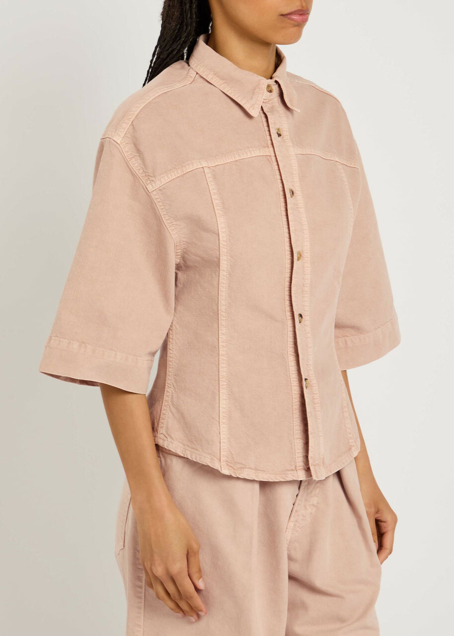 Haikure Lilas Twill 45 Denim Jacket Nude