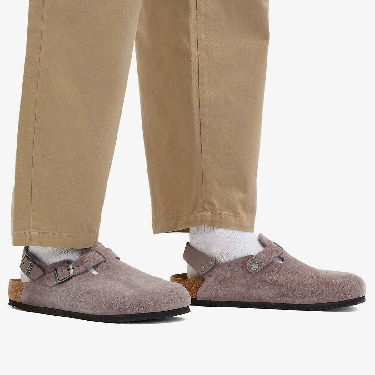 Birkenstock Tokio – END. UK Exclusive in Faded Purple Suede