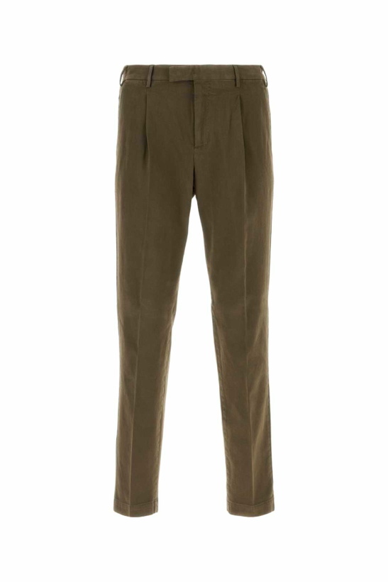 Photo: PT Torino Brown Stretch Cotton Pant