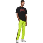 Palm Angels Green Chenille Track Pants