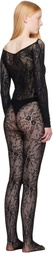 Swedish Stockings Black Rosa Lace Jumpsuit