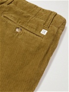 MAN 1924 - Tomi Straight-Leg Cotton-Corduroy Drawstring Trousers - Neutrals