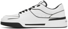 Dolce & Gabbana White New Roma Sneakers