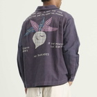 Story mfg. Men's Hand Applique Greetings Long Sleeve Shirt in Plant The Seed