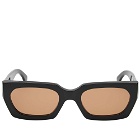 SUPER Teddy Sunglasses in Black/Orange