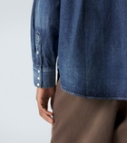 Visvim Social Sculpture faded denim shirt