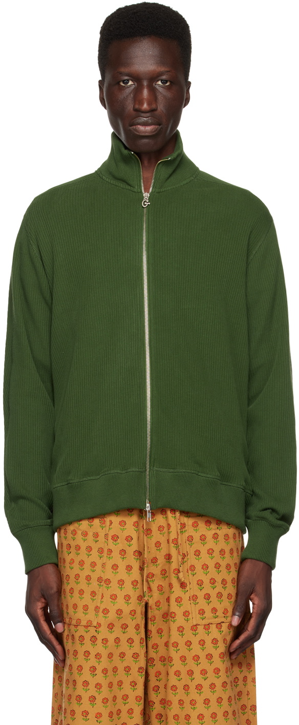 Gentle Fullness Khaki Softy Zip Thru Sweater