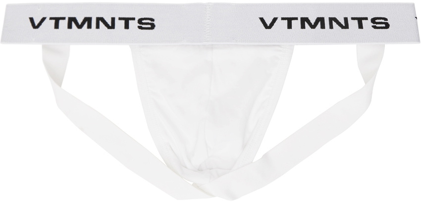VTMNTS White Logo-Woven Jockstrap