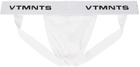 VTMNTS White Logo-Woven Jockstrap