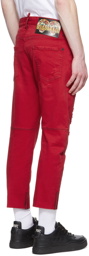 Dsquared2 Red 5-Pocket Jeans