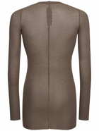 RICK OWENS - Ribbed Long Sleeved Shirt