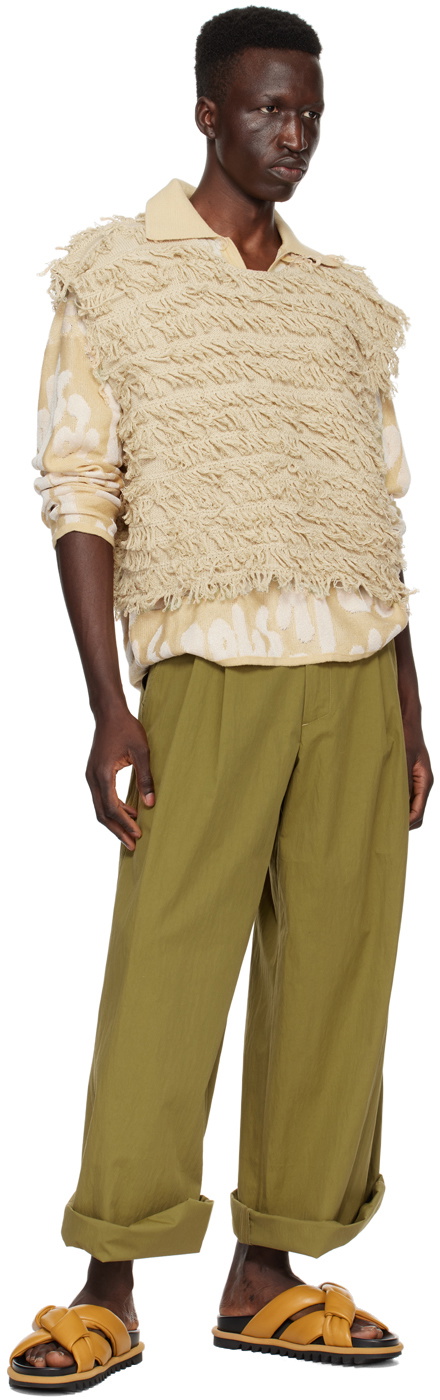 Bonsai Beige Jacquard Polo