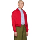 Balenciaga Red Jersey Tracksuit Jacket