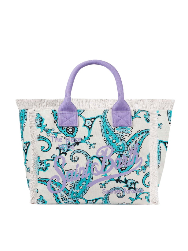 Photo: MC2 Saint Barth Vanity Canvas Shoulder Bag With Paisley Print