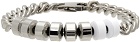 1017 ALYX 9SM Silver & White Merge Candy Charm Bracelet