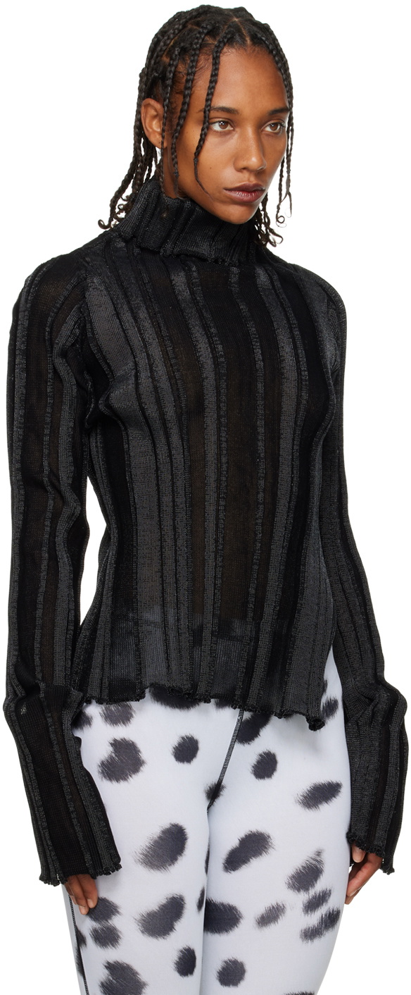 A. ROEGE HOVE Black Ida Turtleneck