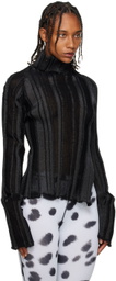 A. ROEGE HOVE Black Ida Turtleneck