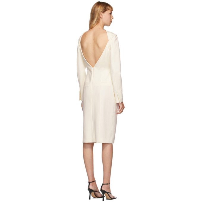 Situationist SSENSE Exclusive Off-White Open Back Dress