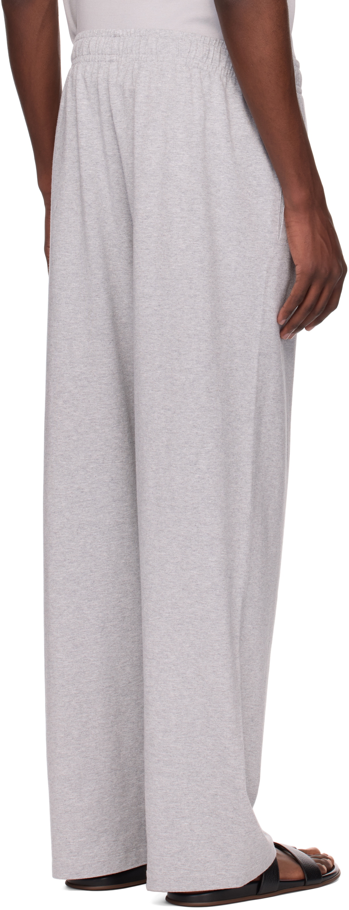 SKIMS Gray Jersey Lounge Relaxed Straight Leg Sweatpants