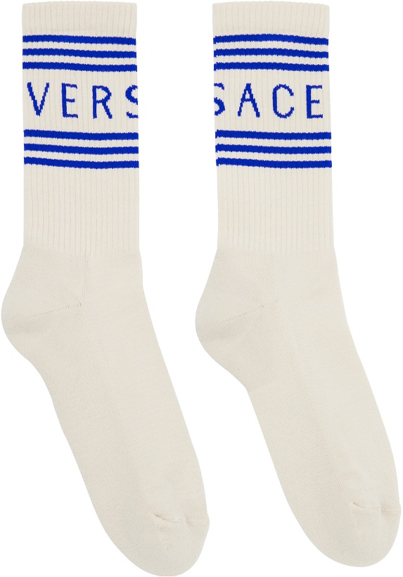 Photo: Versace Off-White 90's Vintage Socks