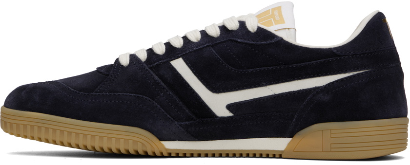 TOM FORD 26S JACKSON SNEAKERS IN WHITE AND BLUE SUEDE main image 1