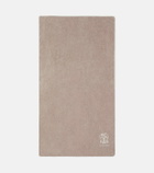 Brunello Cucinelli Logo cotton terry towel