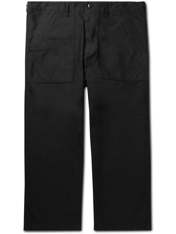 Photo: Beams Plus - Wide-Leg Cotton Trousers - Black