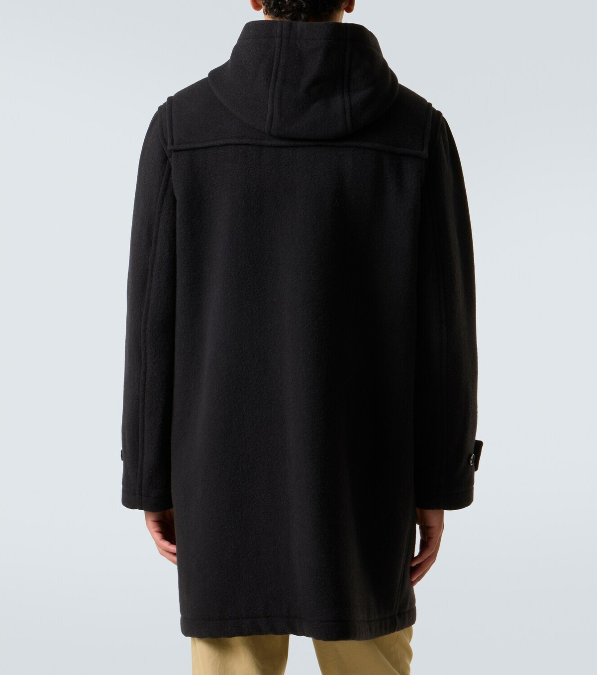 Burberry Hooded wool twill coat