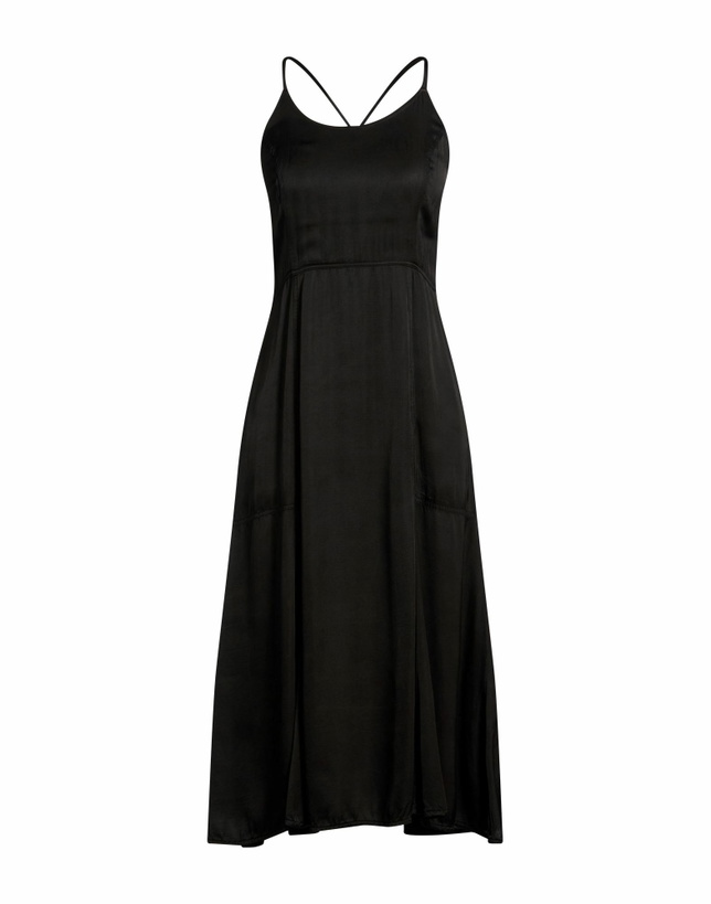 Photo: Raquel Allegra Womens Midi dress in Black
