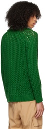 Marni Green Zip Cardigan