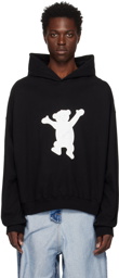 We11done Black Teddy Hoodie