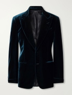 TOM FORD - Shelton Velvet Tuxedo Jacket - Green