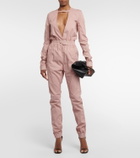Rick Owens - Coated denim jumpsuit