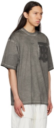 Burberry Gray Oversized T-Shirt