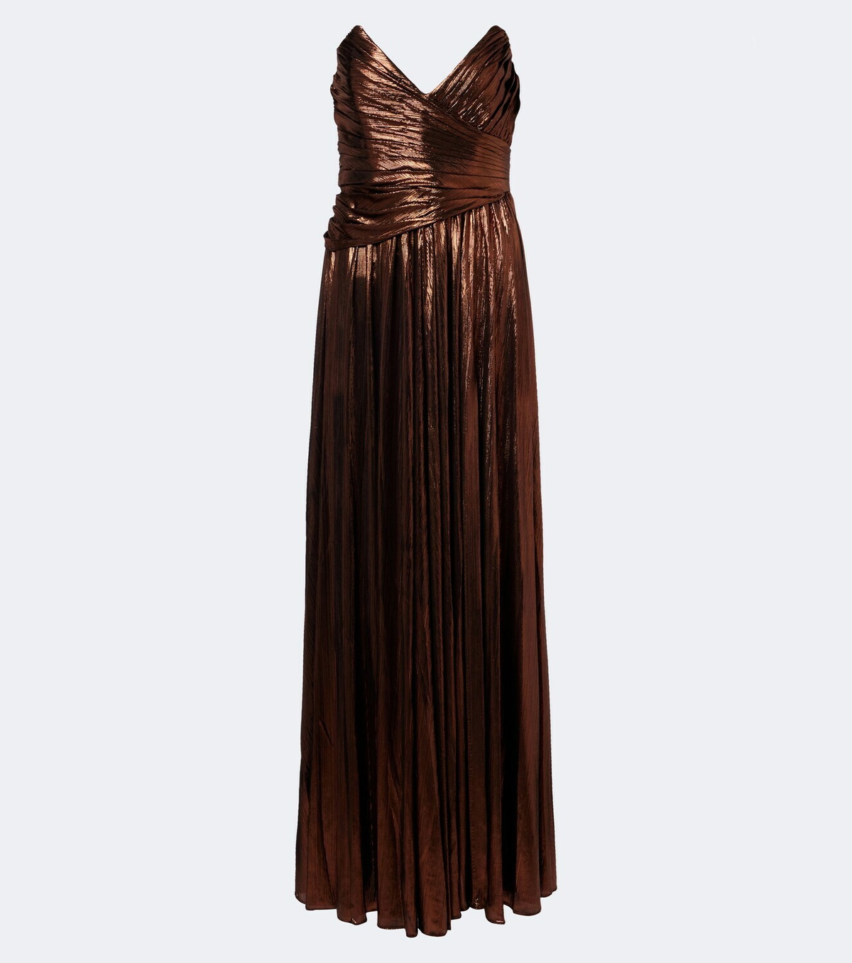 Retrofête Waldorf plissé bustier gown