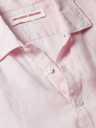 Orlebar Brown - Giles Linen Shirt - Pink