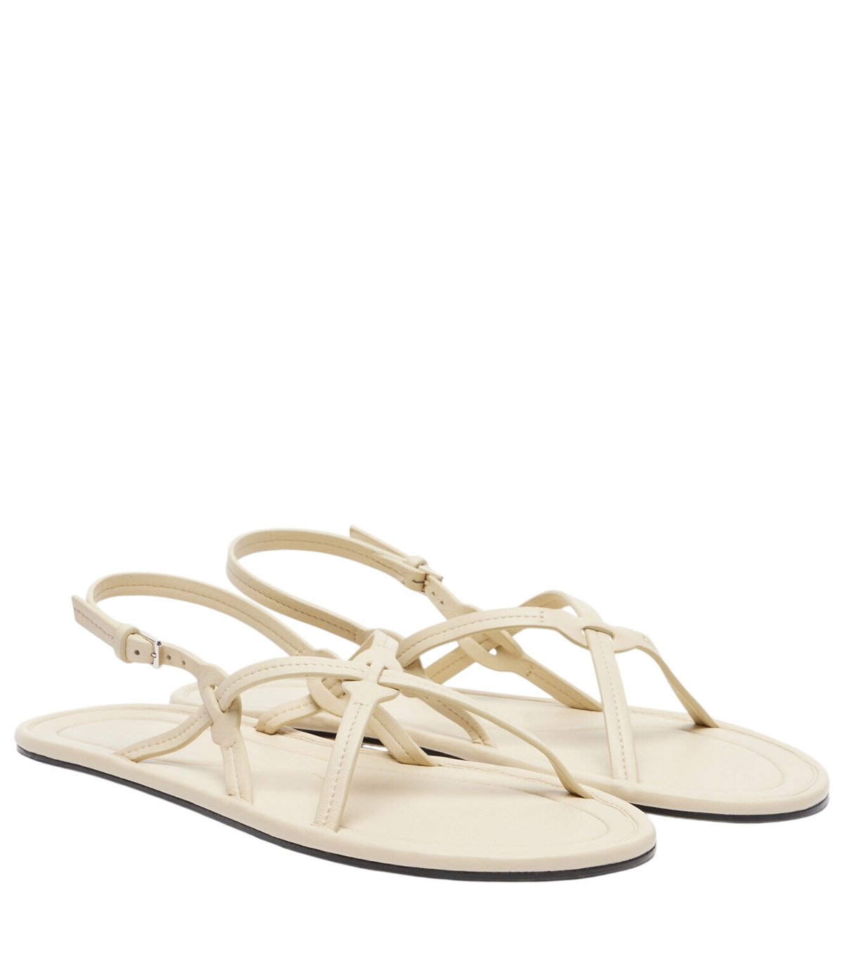 The Row - Avery leather thong sandals The Row