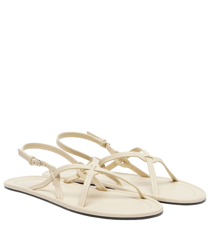 Photo: The Row Malick Strap leather sandals