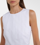 Loulou de Saison Ama cotton poplin maxi dress