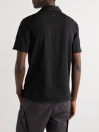 Rag & Bone - Logo-Embroidered Cotton-Jersey Polo Shirt - Black