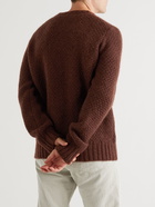 Tod's - Alpaca, Silk and Merino Wool-Blend Sweater - Brown