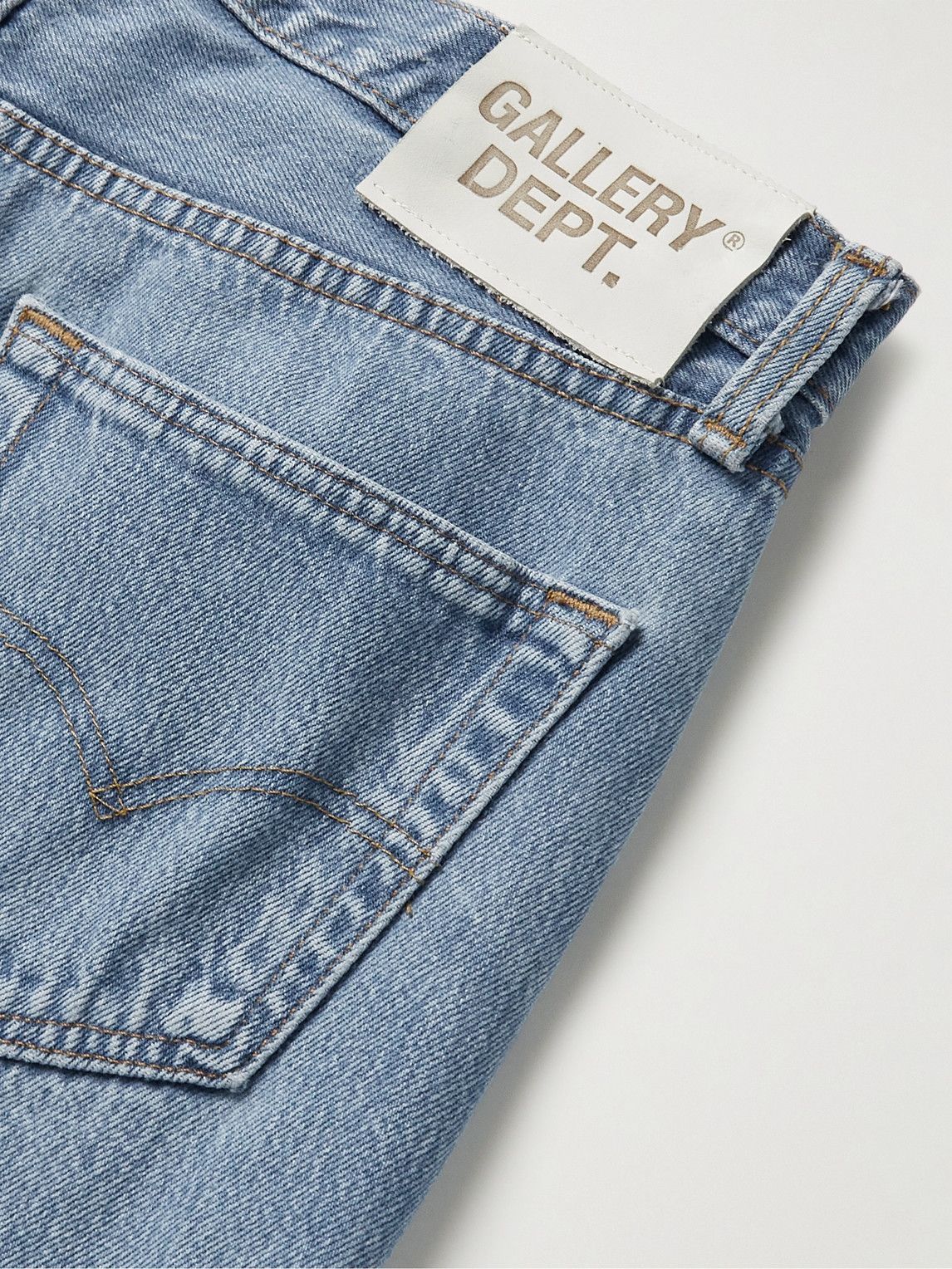 Gallery Dept. - 90210 La Flare Slim-Fit Frayed Jeans - Blue