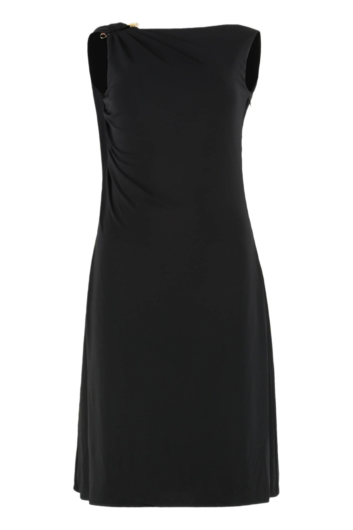 【関税&送料込】Versace Black Stretch Viscose Dress Versace Stretch Cady Cocktail Dress | Saks Fifth Avenue